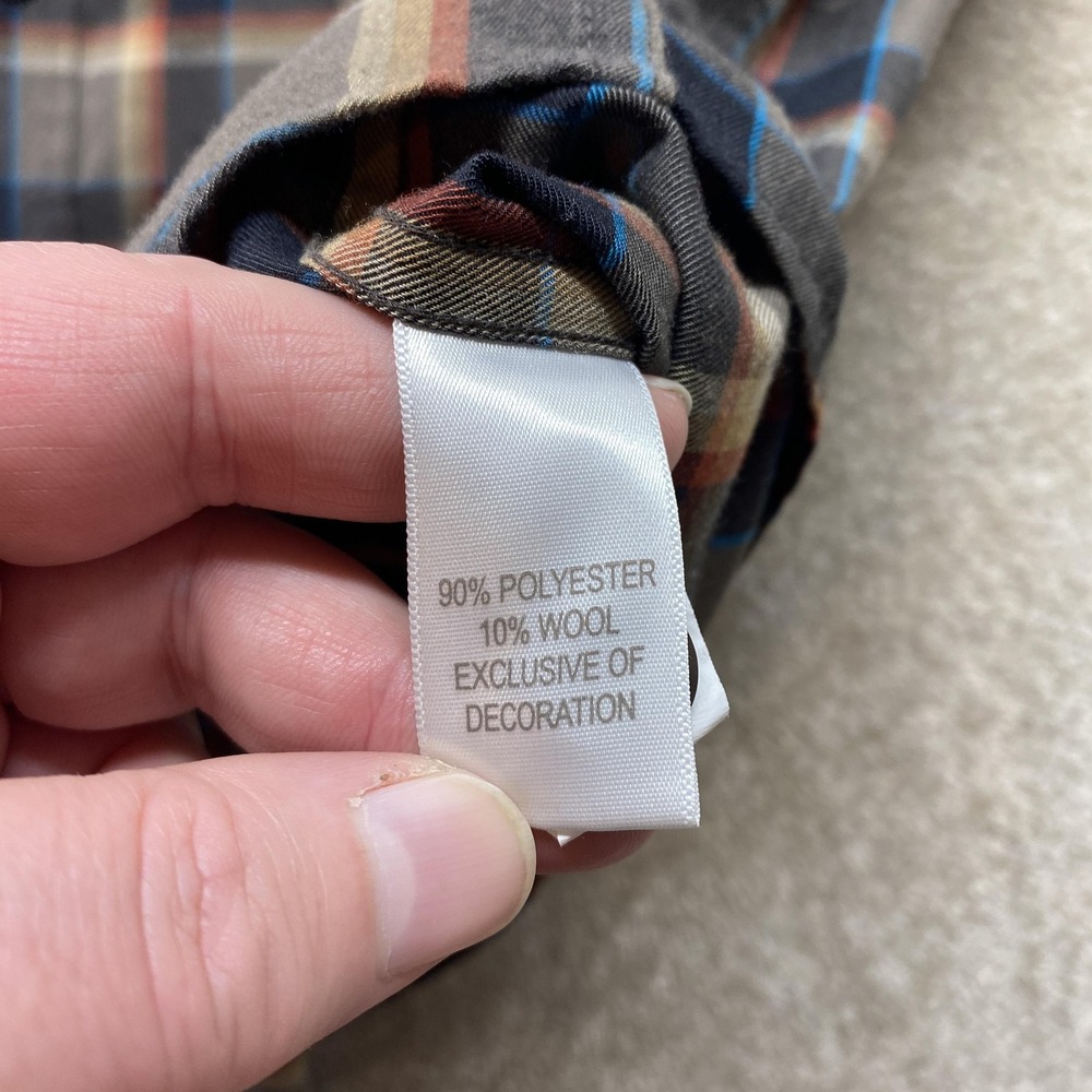Alaskan Hardgear Shirt Mens XL Plaid‎ Wool Blend Button Down Outdoors - Picture 8 of 13